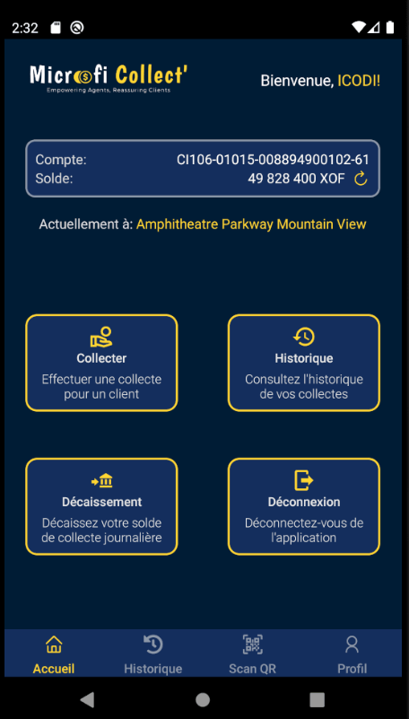 Microfi Collecte screenshot 2
