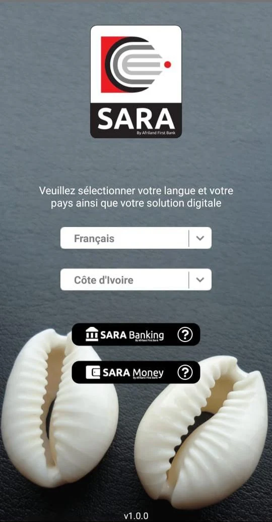 Sara Mobile Banking Application screenshot 1