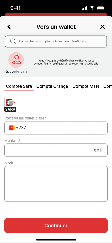 Sara Mobile Banking Application screenshot 5