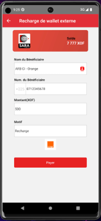 Sara Mobile Banking Application screenshot 4
