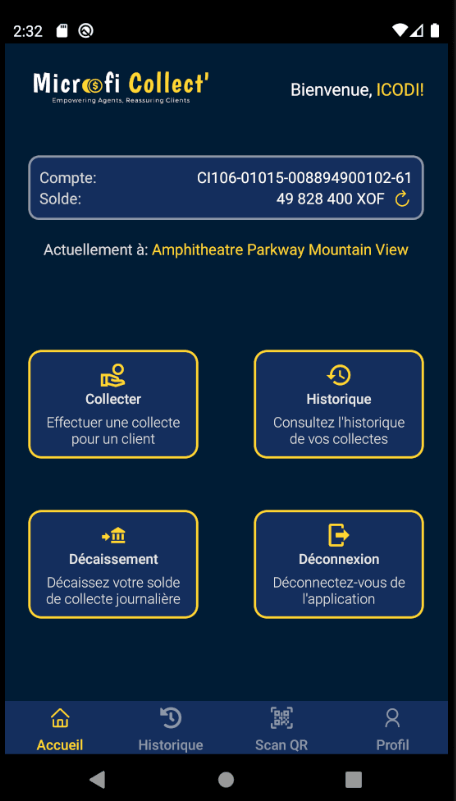 Microfi Collecte screenshot 2