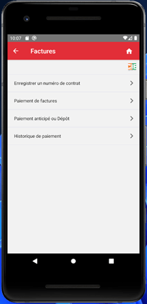 Sara Mobile Banking Application screenshot 2